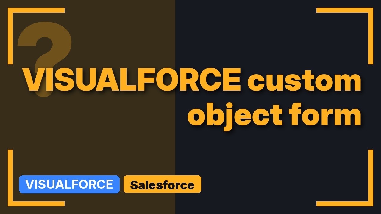 Salesforce: How to post form data to custom object? - YouTube
