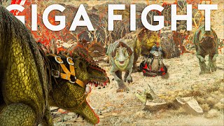 GIGA FIGHTING FOR OP LOOT! Ark MTS PvP