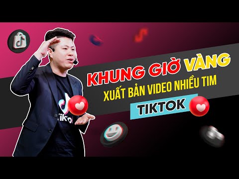 hình ảnh khung giờ đăng tiktok lên xu hướng