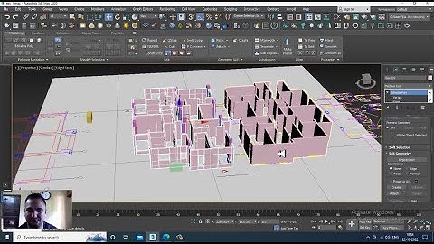 3DsMax Tutorials, Learn 3D Modeling  an Exterior using AutoCad Plan from Scratch in 3Dsmax. Part 5