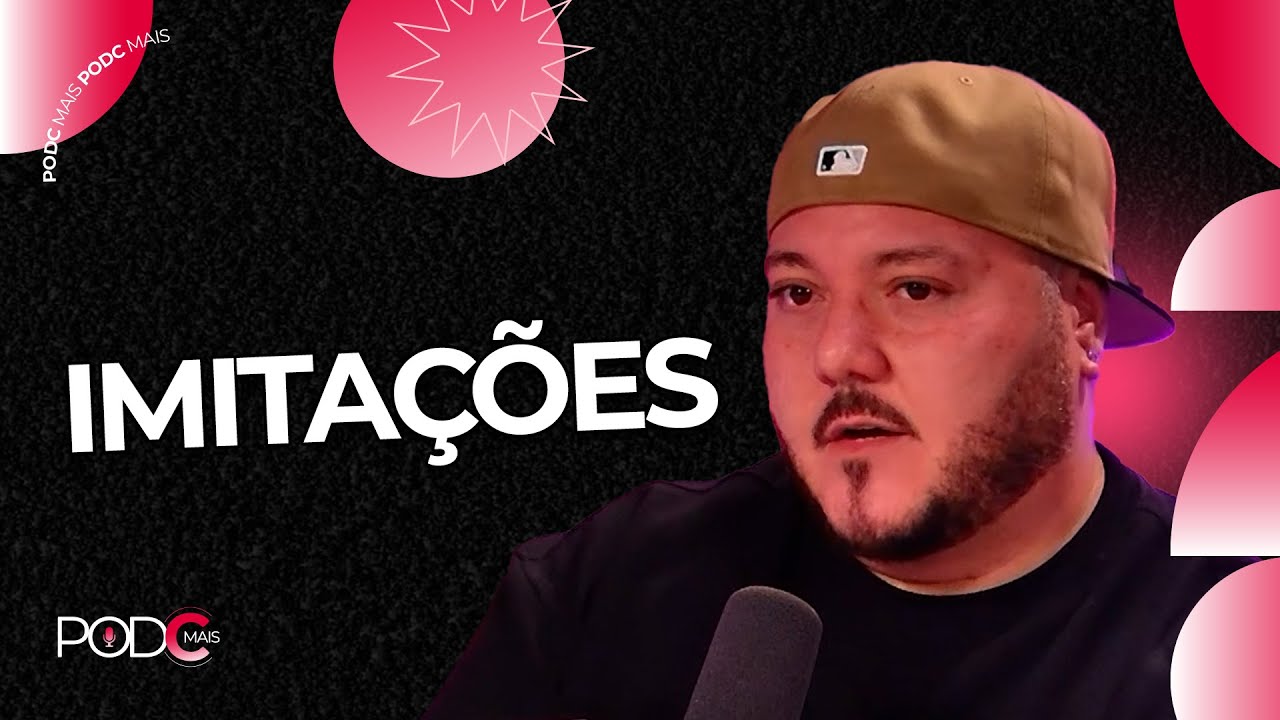 RODRIGO CÁCERES COMPARTILHA AS IMITAÇÕES QUE A GENTE AMA! | PODCMAIS