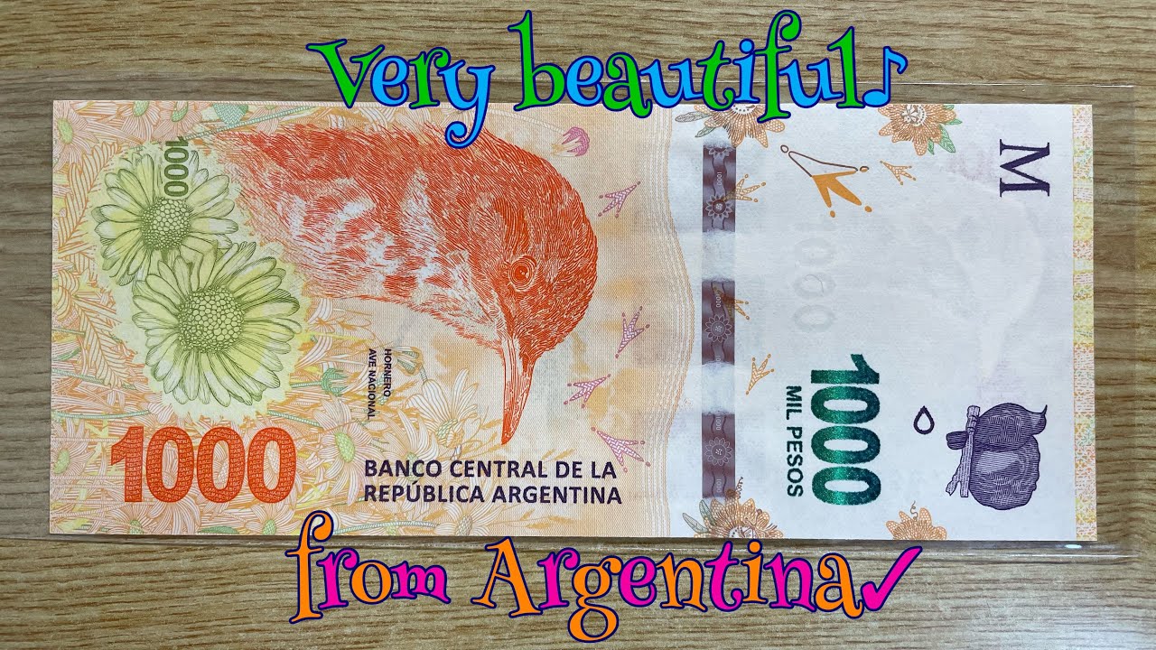 阿根廷1000比索纸币（Argentina 1000 Pesos banknote）