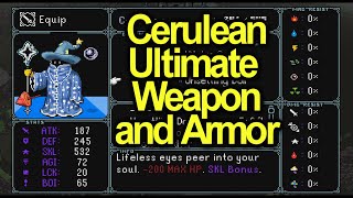 Cerulean Ultimate Weapon And Armor Wand Of The Wash And Saints Robe Kingdoms Of The Dump