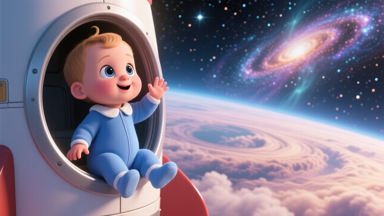 Baby's Magical Rocket 🚀✨ | Fun Space Adventure for Kids