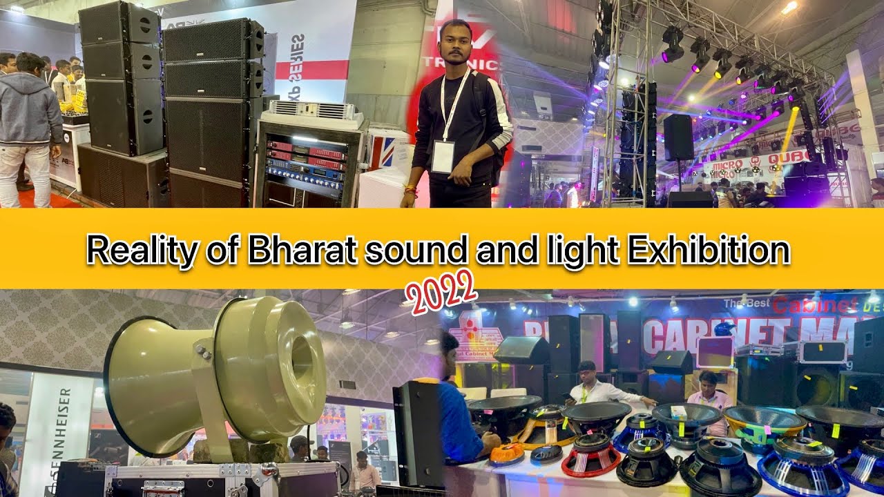 Indian Dj Expo Bharat Sound and Light Exhibition 2022 equipment