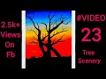Drawing a tree in the sunsetby aayush sarawgi23use 720p