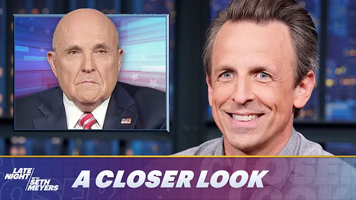 Rudy Claims He Wasn't Drunk on Election Night; Gui...