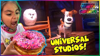 Trinity goes to Universal Studios!! Secret Life of Pets Full Ride & Studio Tour HD 60fps