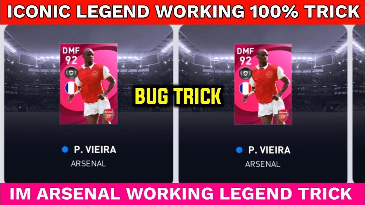 ICONIC LEGEND TRICK IN ARSENAL ICONIC MOMENT PACK  PES 2021 MOBILE