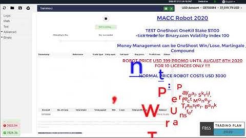 ROBOT TRADING BINARY COM RISE FALL 5 TICK SNIPER PROFIT !!!!