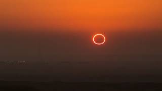 Famous Annular eclipse at sunrise Profile
