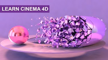 Cinema 4D Tutorial For Beginner - Voronoi Fracture Looping Animation