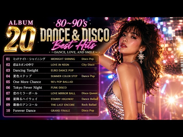 PLAYLIST Album20 80〜90年代 ダンス＆ディスコ ベストヒッツ - YouTube