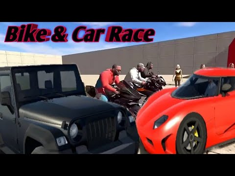 Bike & Car Race Challenge || Indian Bike Driving 3D - YouTube