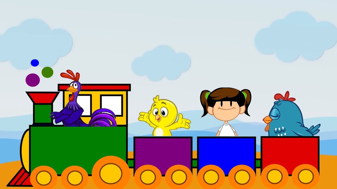 TREM DE FERRO - MUSICA INFANTIL- GALINHA PINTADINHA- DESENHOS INFANTIS ...