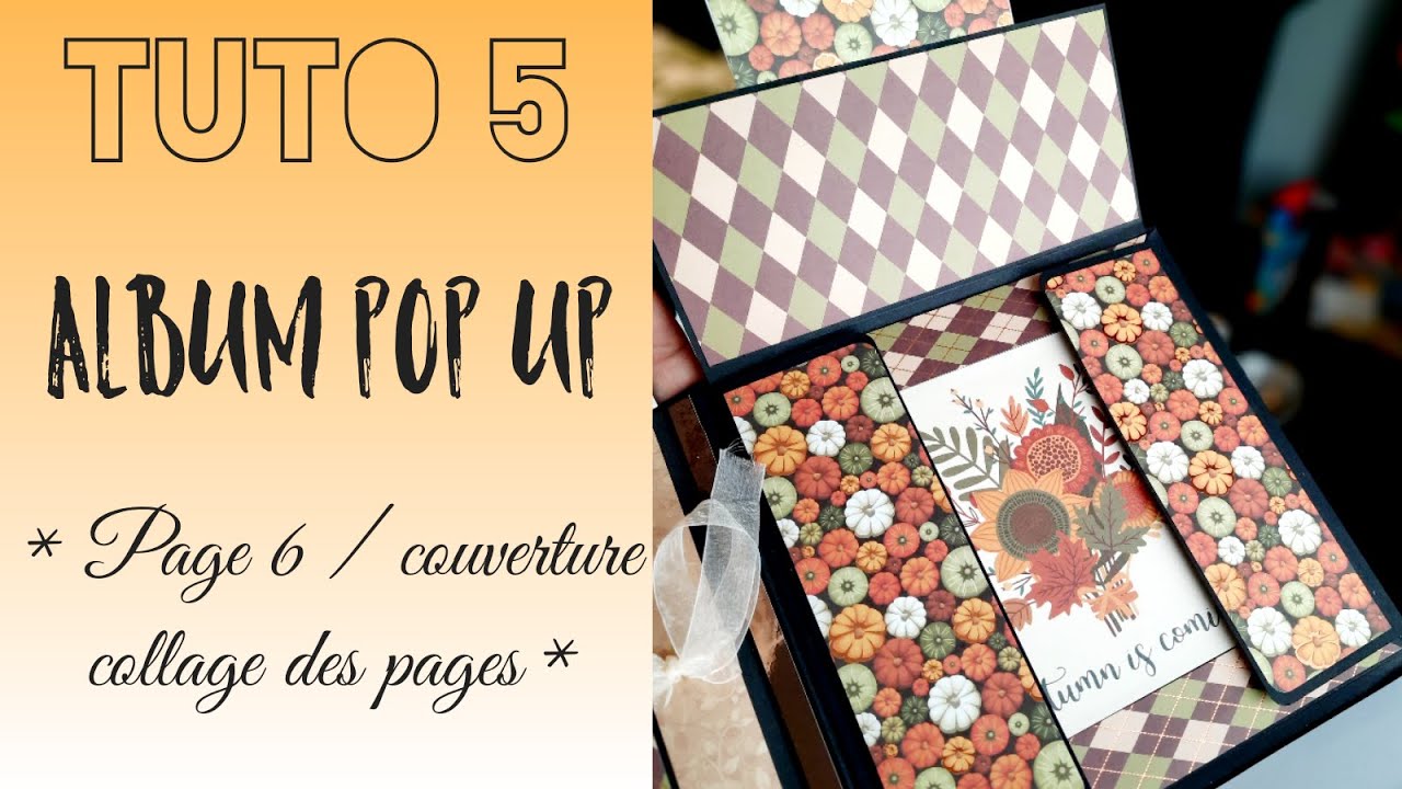 TUTO] Mini Album Pop Up – Le blog Scrapmalin