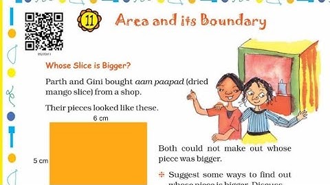 Chapter-11 Area and its Boundary || Ncert Class 5th Maths  Solutions