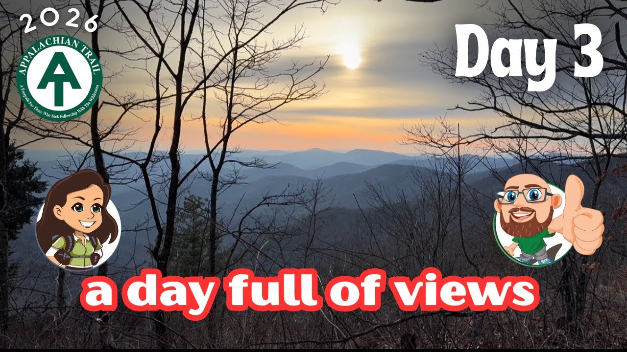 Blood Mt, Neel Gap, & Cool Views | Day 3 — NOBO Appalachian Trail 2026 - Lance Creek to Hogpen Gap