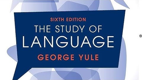 The Study of Language by George Yule_ Chapter 3, The Sounds of Language