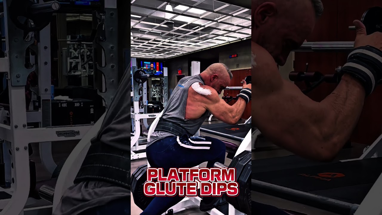 PLATFORM GLUTE DIPS #workout #motivation #muscle #glutes