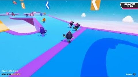 Fall Guys: Ultimate Knockout - A clean first place on The WhirlyGig