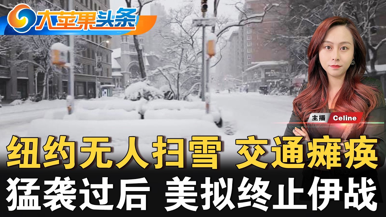 嫌犯布朗克斯区袭击校车协管员；纳苏郡小学凌晨火灾；暴雪后皇后区路面坑洞“成灾”；美：周二将对伊朗发动“最猛烈打击”；川普被曝私下制定伊战退出策略；华人注意 美海鲜紧急撤回《大苹果头条》03/10