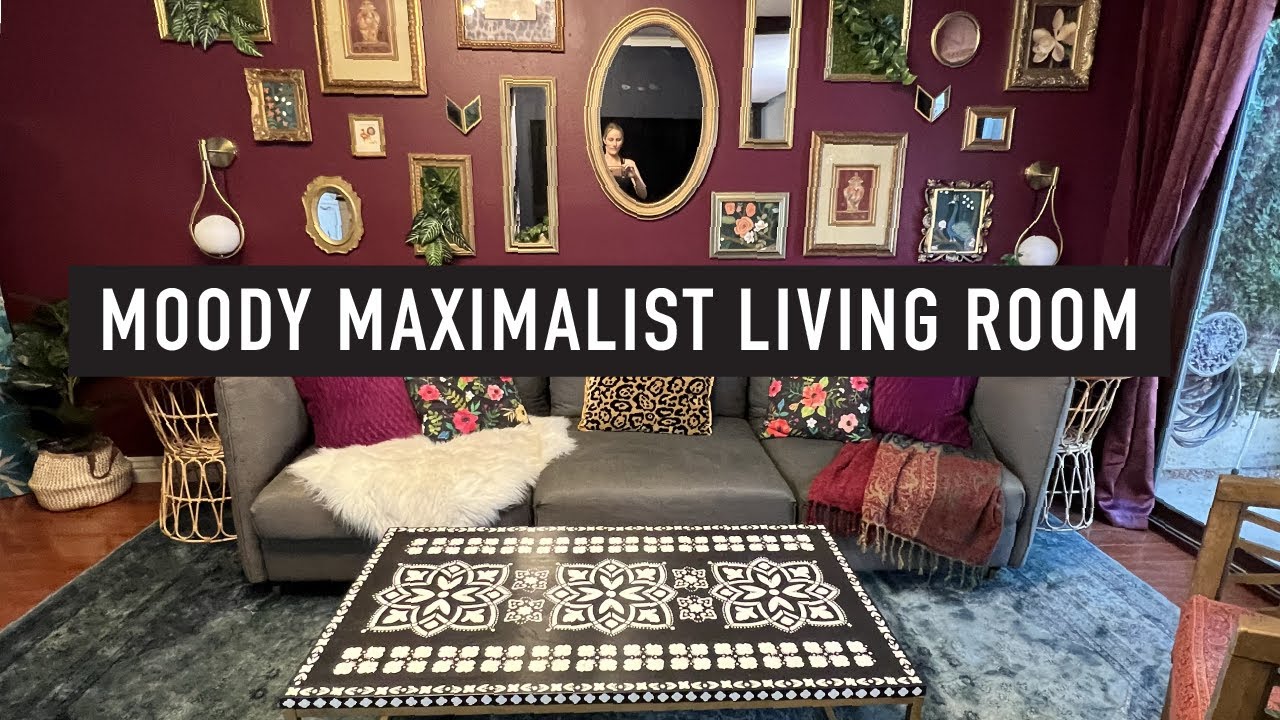 Eclectic Moody Maximalist Living Room Makeover ft. Celeb Mary Lynn Rajskub!