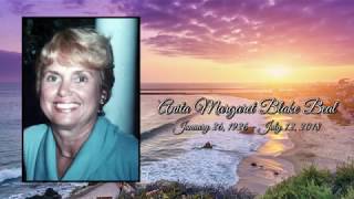 Anita Margaret Blake Beal Keepsake Video