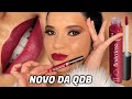 Um BATOM uma MAKE - Usei o BATOM LÍQUIDO FINÉRRIMO Da Quem Disse, Berenice?