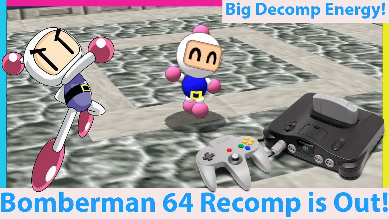A New N64 Recomp is Out! Bomberman 64 Recompiled - YouTube