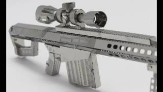 Barrett Sniper Rifle   3D Metal Puzzle screenshot 3