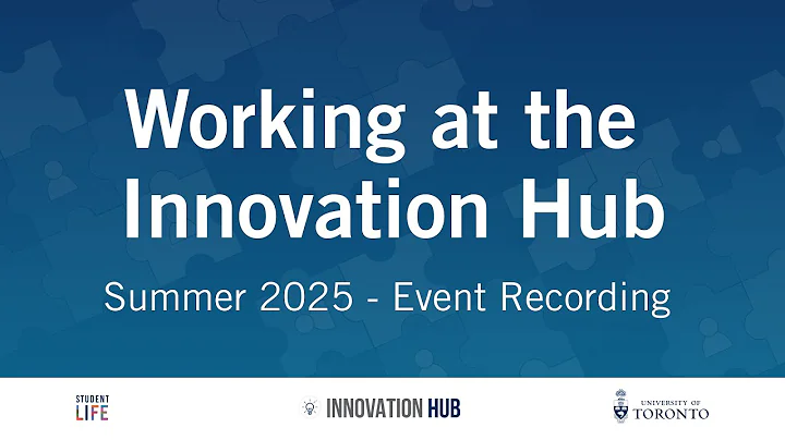Working at the Innovation Hub - Summer 2025