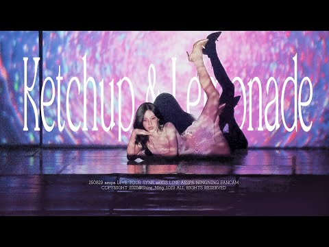 250829 AESPA 에스파 NINGNING 닝닝 AeXIS LINE Day 1 Ketchup Lemonade 직캠 FANCAM 4K60
