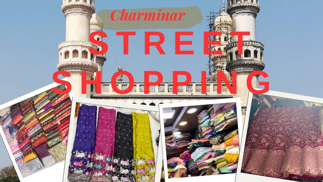Street shopping in Charminar #shopping #street #reaction #viralshopping 