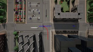 Hybrid Control Architecture for Unsignalized Intersection Management System (CARLA/ROS)