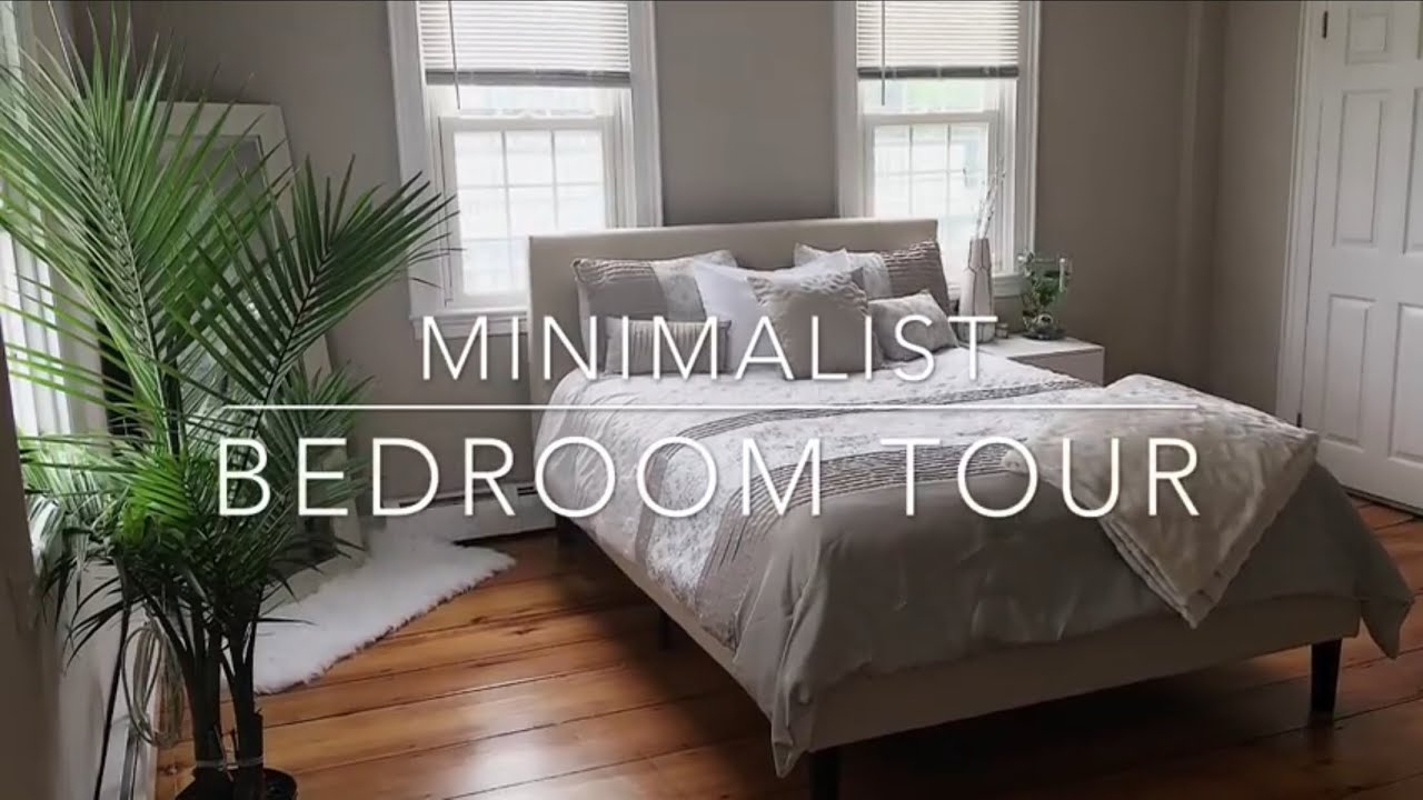 Minimalist Bedroom Tour YouTube
