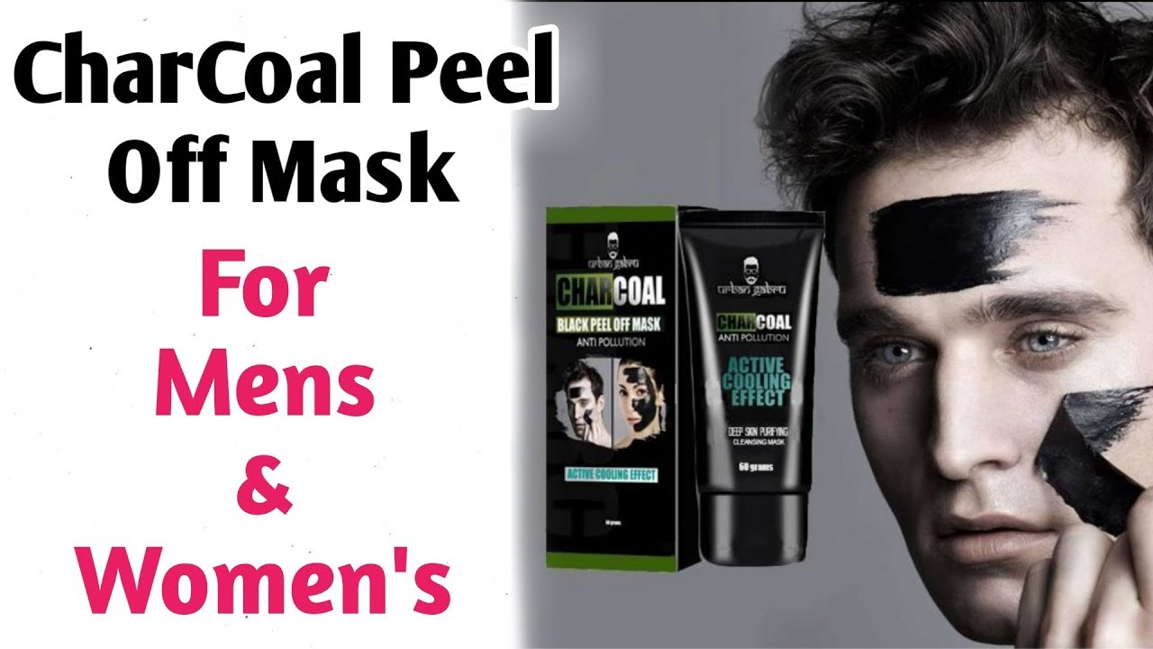 CharCoal Peel Off Mask for men's and women's YouTube