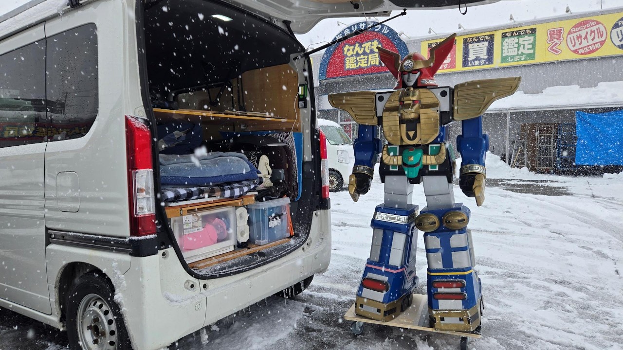 男のロマン^^!富山県から等身大オーレンジャーロボを連れて帰る600kmの旅