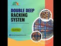 Maximize Warehouse Space with Double Deep Racking! #DoubleDeepRacking #WarehouseStorage #PalletRacks