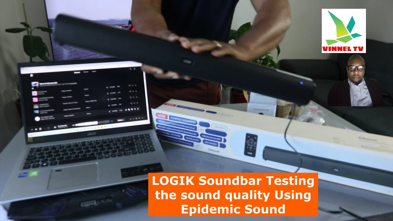 LOGIK Soundbar the sound quality Epidemic Sound - YouTube