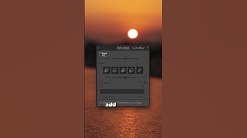 Tilt shift effect in Lightroom #lightroomtutorial #lightroomediting #lensblur