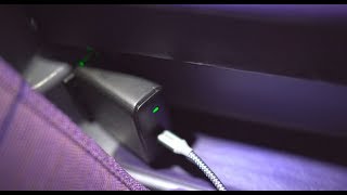 How to Charge 100 Watt+ Laptops w/ Airplane AC Outlet Using USB Type C!!