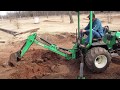 Mini Backhoe Digging