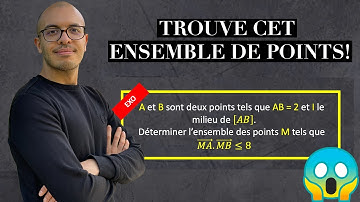 Ensemble de points et produit scalaire