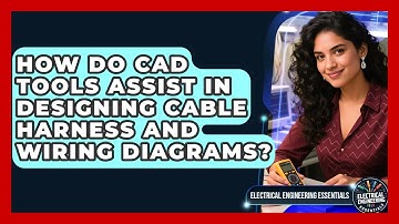 How Do CAD Tools Assist in Designing Cable Harness and Wiring Diagrams?