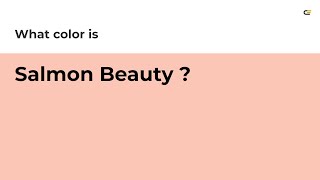 Salmon Beauty color #fbc6b6 hex Cool Orange color fbc6b6