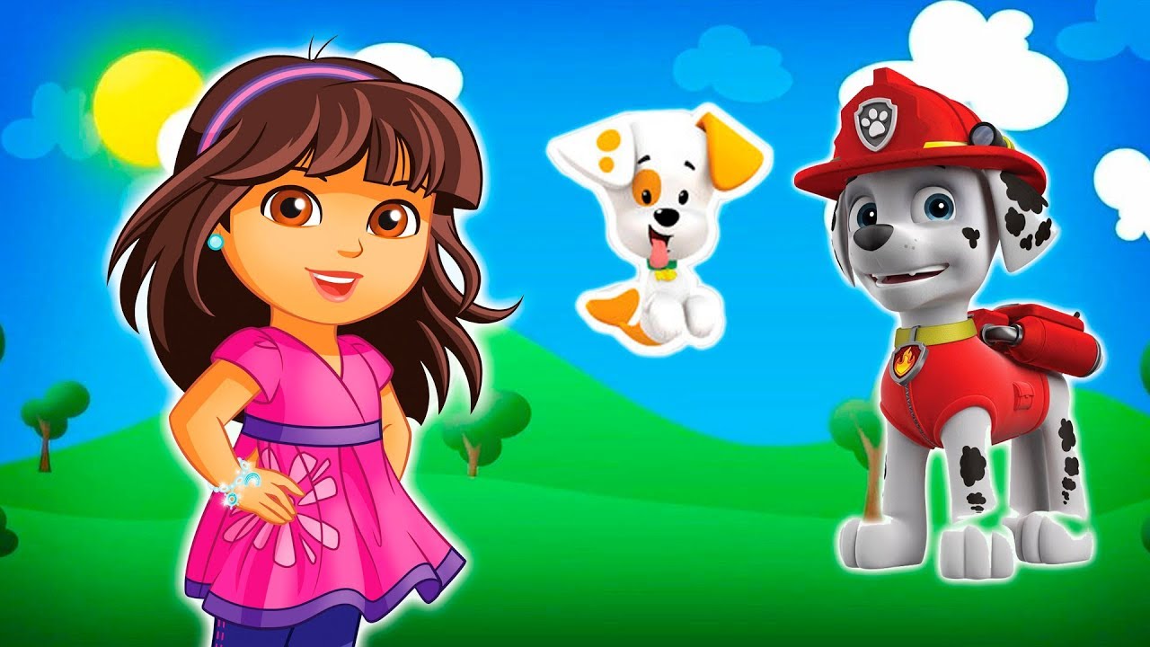 Puppy Playground Paw Patrol, Bubble Guppies, Norville, Dora video: https://...