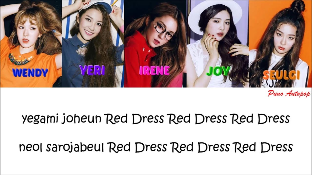 Red Velvet "Red Dress" Lyrics (Color Coded +Romanization) YouTube