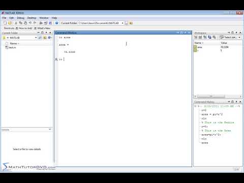 10 Adding Comments to your Matlab Code. - YouTube