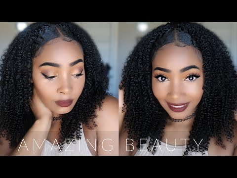 video about Clip in Hair Extension Kinky Curl